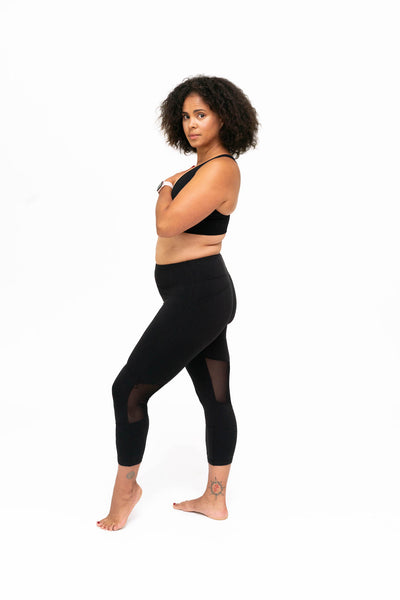 Legging Short Femme Sport - Pantacourt En Coton Élastique Au-Dessus Du Genu Pour Yoga, Fitness, Maison