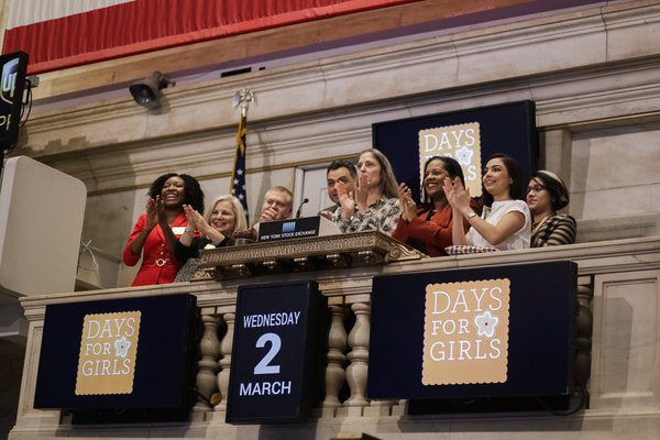 Monthly Gift. Rings the NYSE Opening Bell with Days for Girls