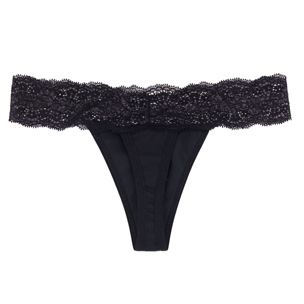 The Female Company Period Underwear - Briefs Basic Black Normal