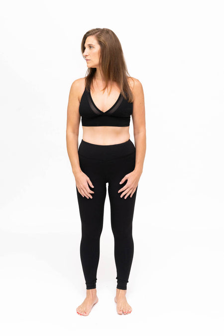 Go Commando Yoga, Black Capri