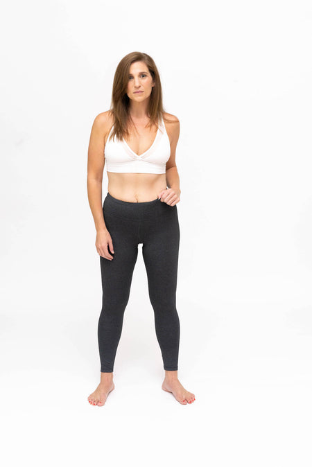 Go Commando Yoga, Capri Heather Gray